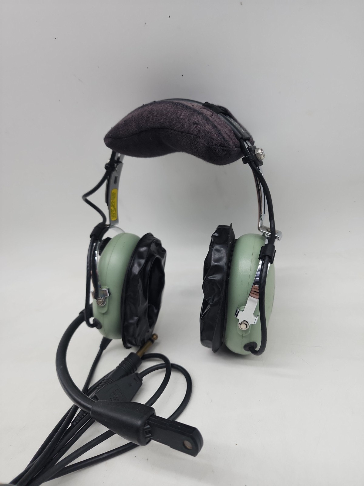 David Clark H10-13.4 Stereo Aviation Headset Excellent Condition Pilot Aircraft