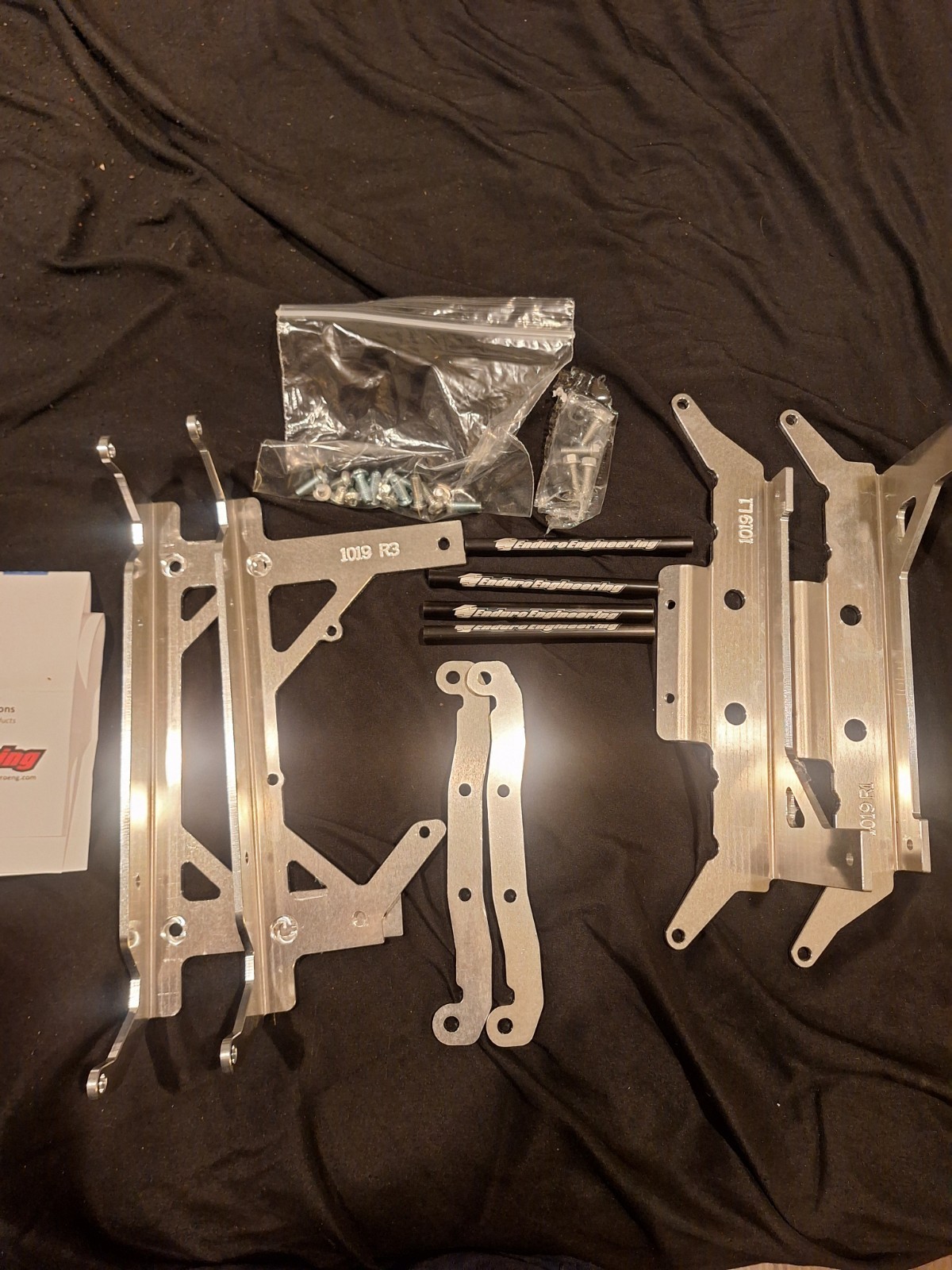 Enduro Engineering 11-1019 radiator braces fits 2019-2023 KTM Husqvarna 125-501 Enduro Engineering 11-1019 radiator braces fits 2019-2023 KTM Husqvarna 125-501
