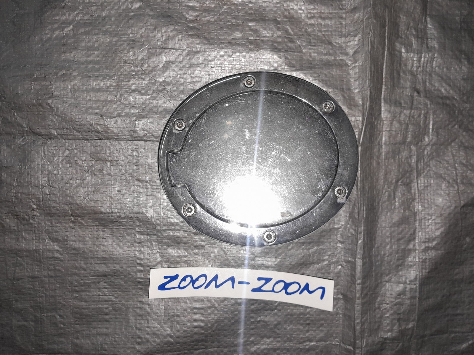 1999-2005 Mazda MX-5 Miata NB- Chrome Fuel Filler Door 2000 2001 2002 2003