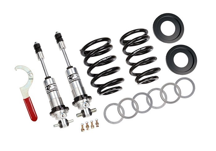 1962-64 Ford Galaxie Single Adjustable Front Coil Over Shock Conversion, BBF