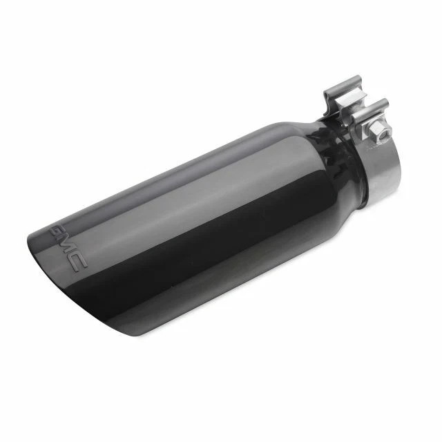 GM 84521820 2019-2026 GMC Sierra 1500 Angle Exhaust Tip Black w/ Logo 5.3L OEM