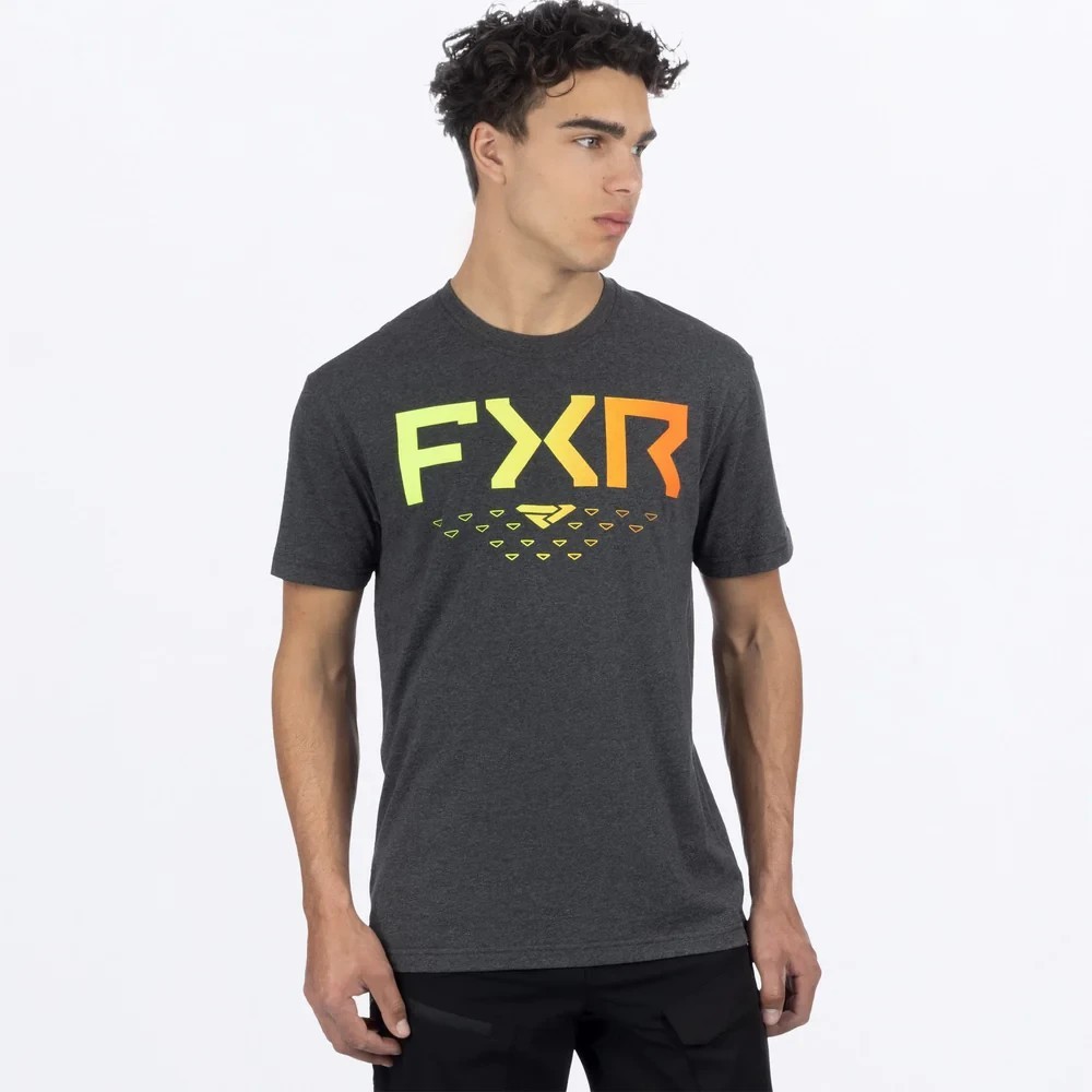 [OPEN BOX] FXR Racing FXR Mens Helium Premium T-Shirt Tee Short Sleeve Cotton