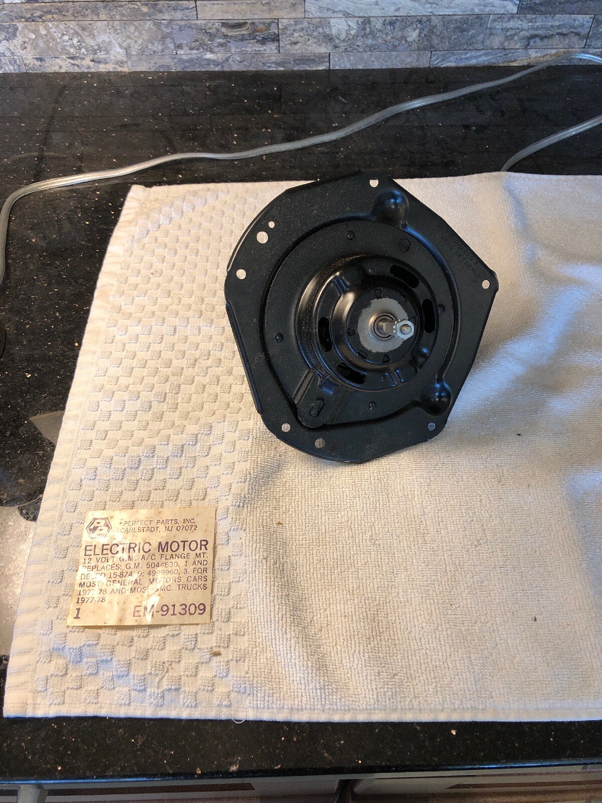 NOS Perfect Parts EM-91309 Blower Motor 1970’s 80’s Chevrolet GMC 5044930