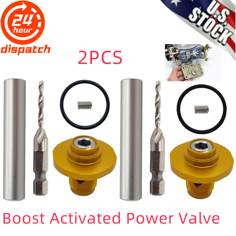 2PCS Boost Activated Power Valve Kit For Holley Based Carburetor BAPV BRPV 4150
