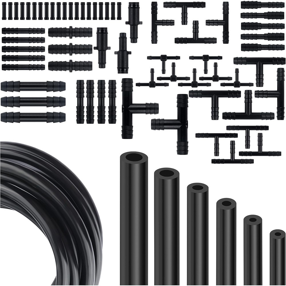 5FT 3 4 5 6 8 10mm Automotive Vacuum Silicone Hose + 113 Connectors For Lexus