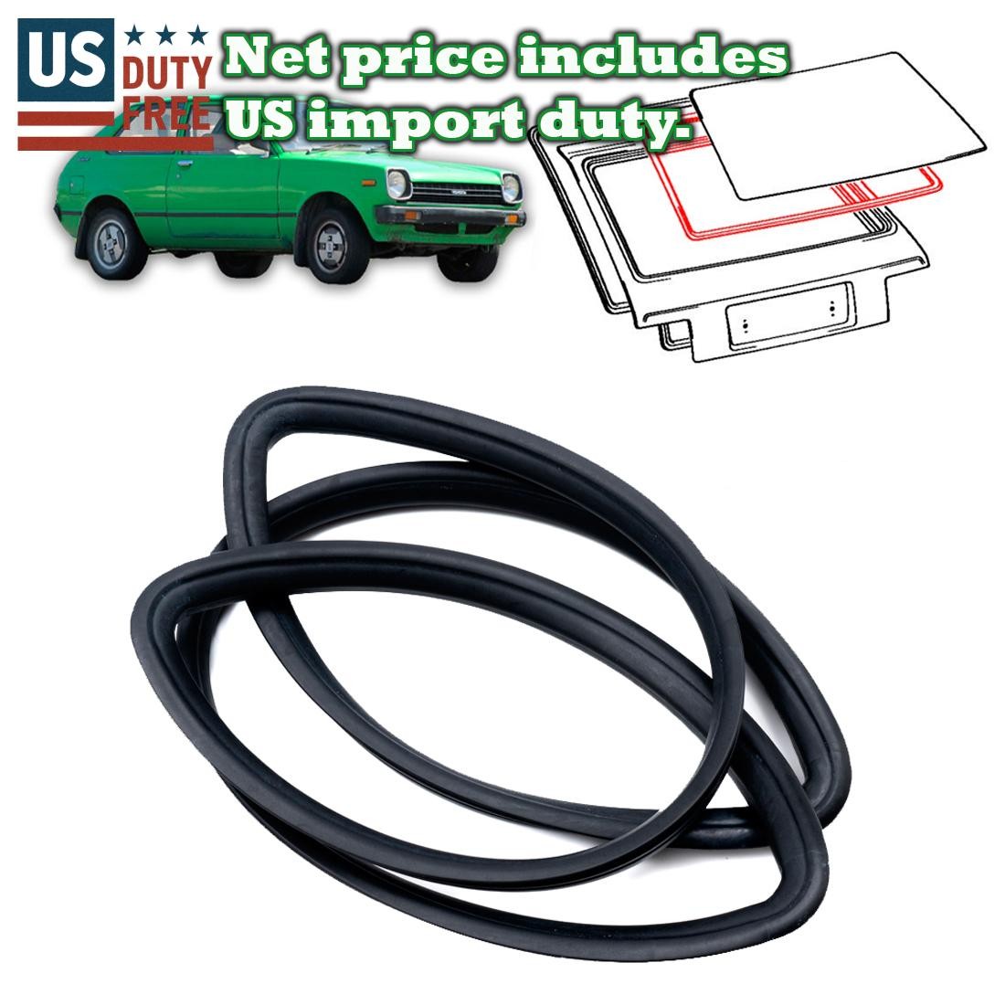 Fit 78-84 Toyota Starlet 3-Door KP60 KP61 KP62 Back Door Glass Weatherstrip Seal