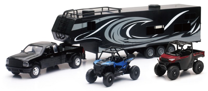New Ray Toys Dually With Toy Hauler RAM« Dually with Toy Hauler 37046