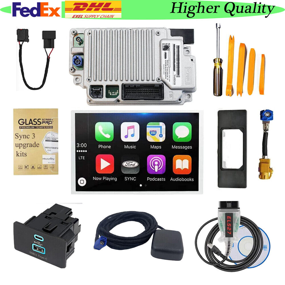 Factory SYNC 2 to SYNC 3 3.4 Upgrade Kit Fit for Ford Sync3 APIM Module Carplay