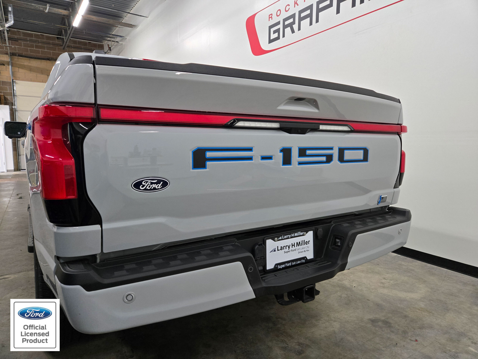 2022-2025 Ford Lightning Tailgate Letter With Outline F150 Vinyl Decals Stickers