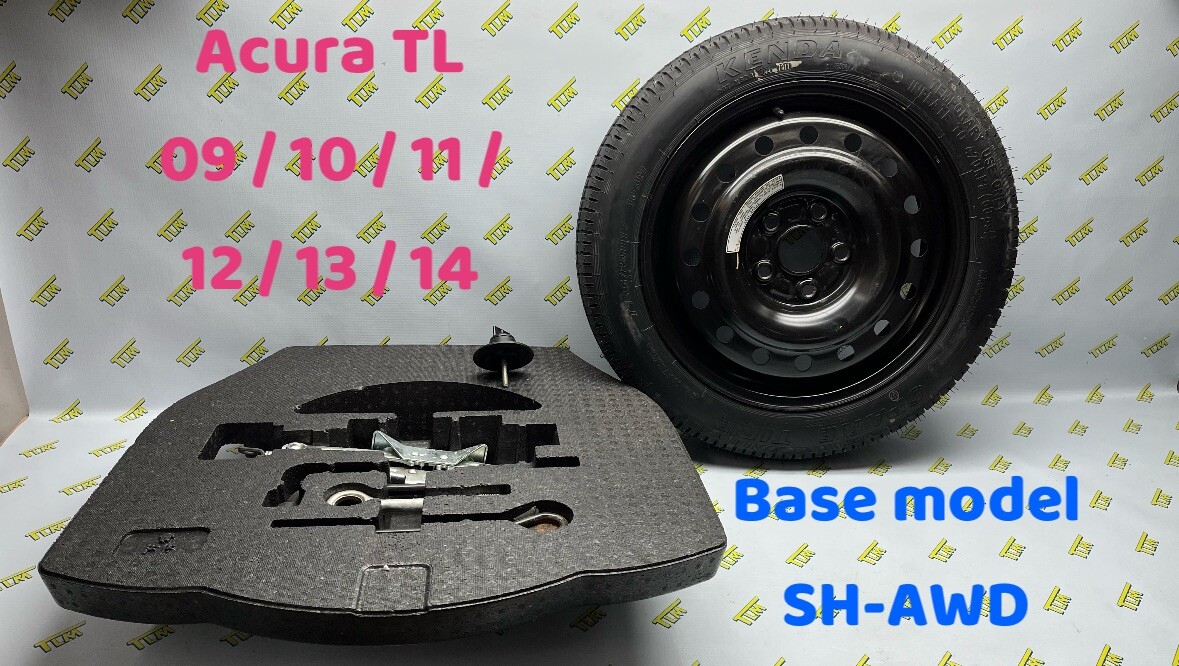 09-14 Acura TL Spare Tire Foam Tool Kit 2009 2010 2011 2012 2013 2014 Donut OEM