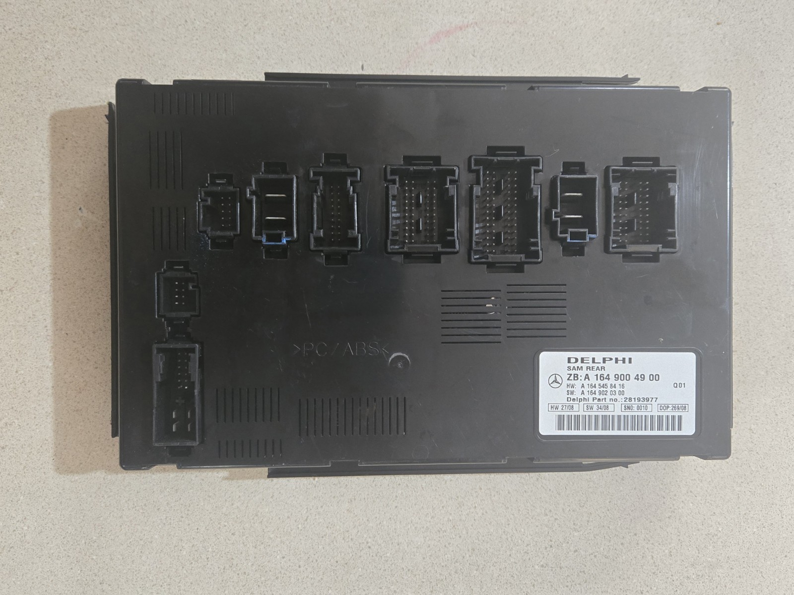 MERCEDES W251 X164 W164 R GL ML SAM Rear Control Module 2006 - 2012