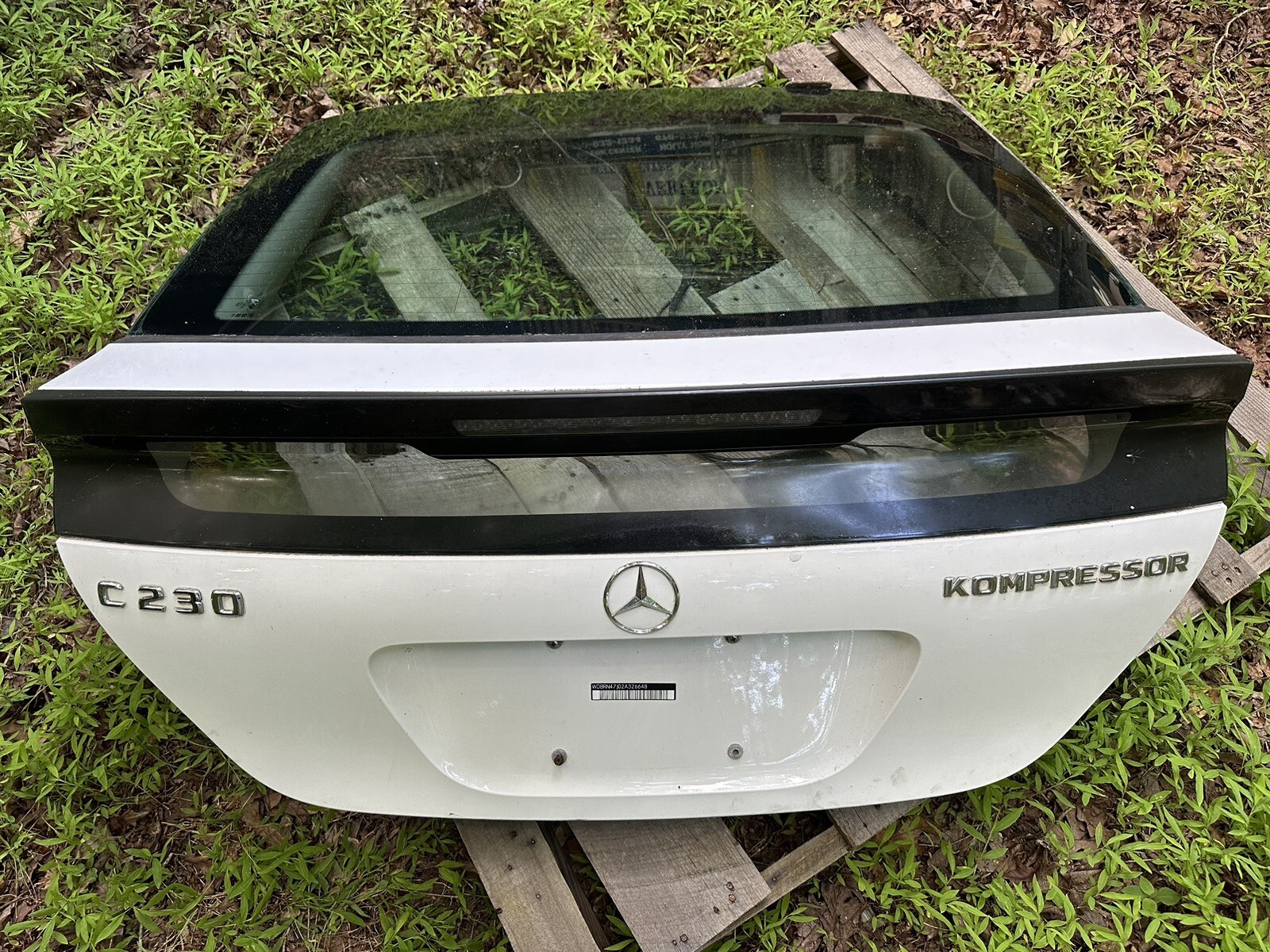 Trunk Tailgate W203 Benz Coupe C230 Fits 02-05 MERCEDES C-CLASS Used
