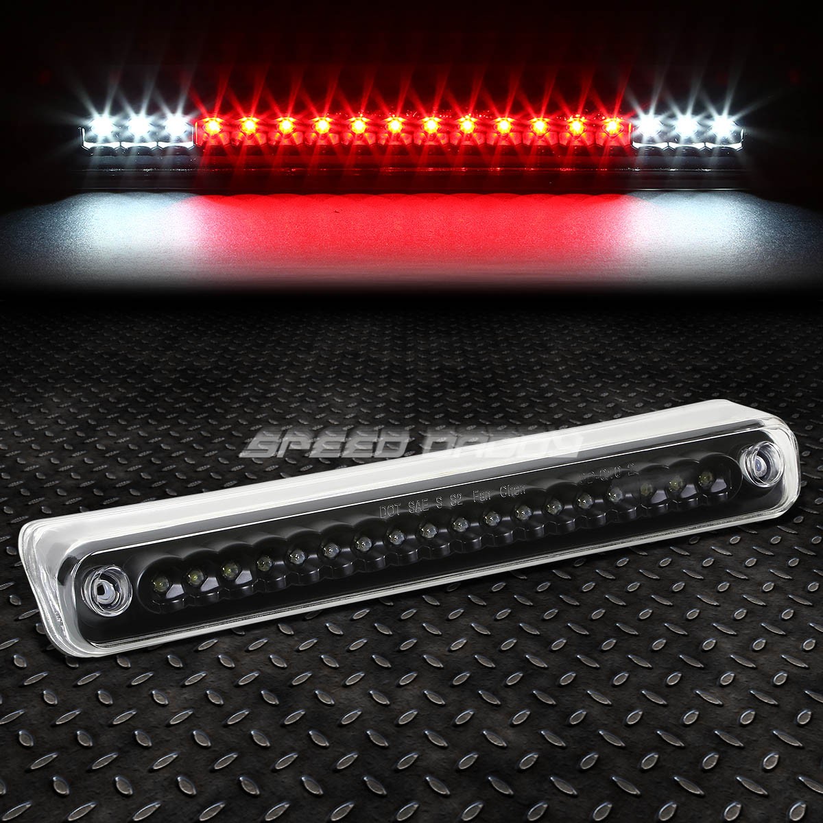FOR 88-00 CHEVY C/K PICKUP LED THIRD 3RD TAIL BRAKE LIGHT STOP CARGO LAMP BLACK FOR 88-00 CHEVY C/K PICKUP LED THIRD 3RD TAIL BRAKE LIGHT STOP CARGO LAMP BLACK