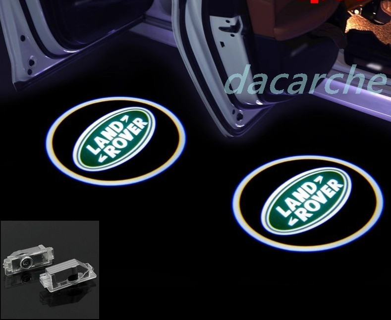 NEW 2PC Laser LED Door courtesy Welcome Shadow Lights For Land Rover Range Rover