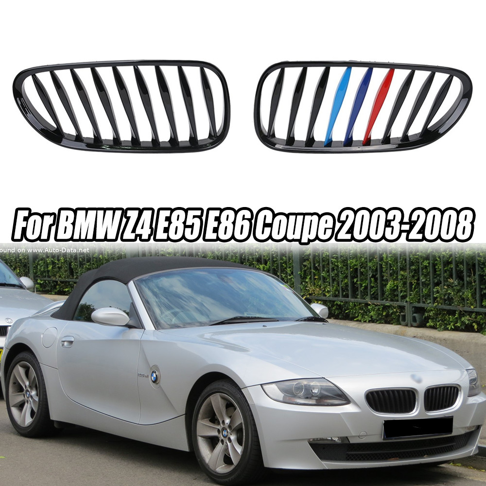 Front Hood Bumper Grill Grille For BMW Z4 E85 E86 03-2008 Coupe Roadster M-Color