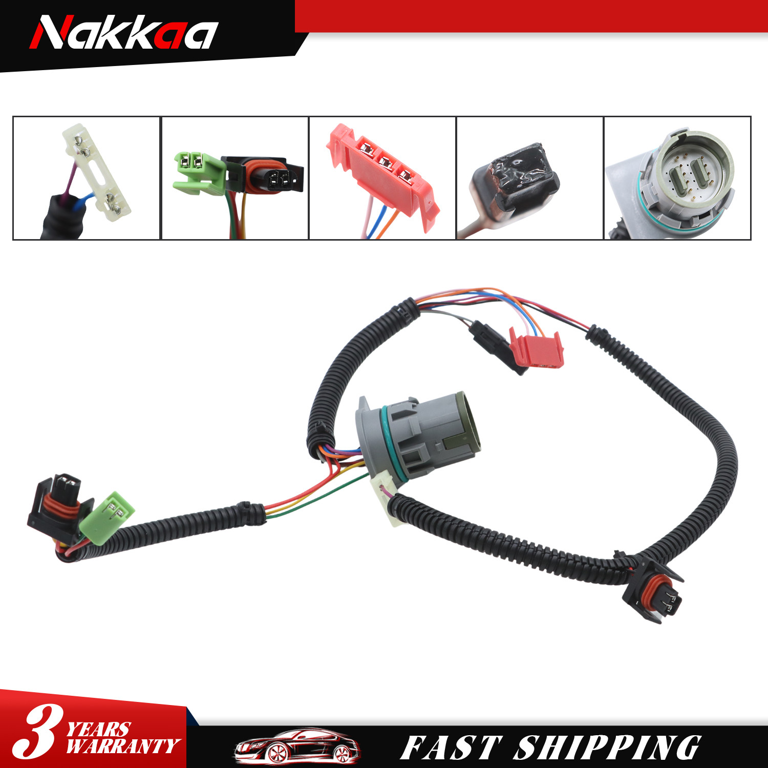 For GM 4L80E 4L85E 2004-up Transmission Internal Solenoid Wire Harness 350-0071