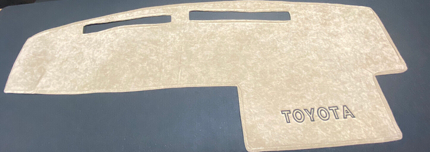1998-1999-2000-2001-2002-2003-2004 TOYOTA TACOMA DASH COVER BEIGE BRUSHED SUEDE