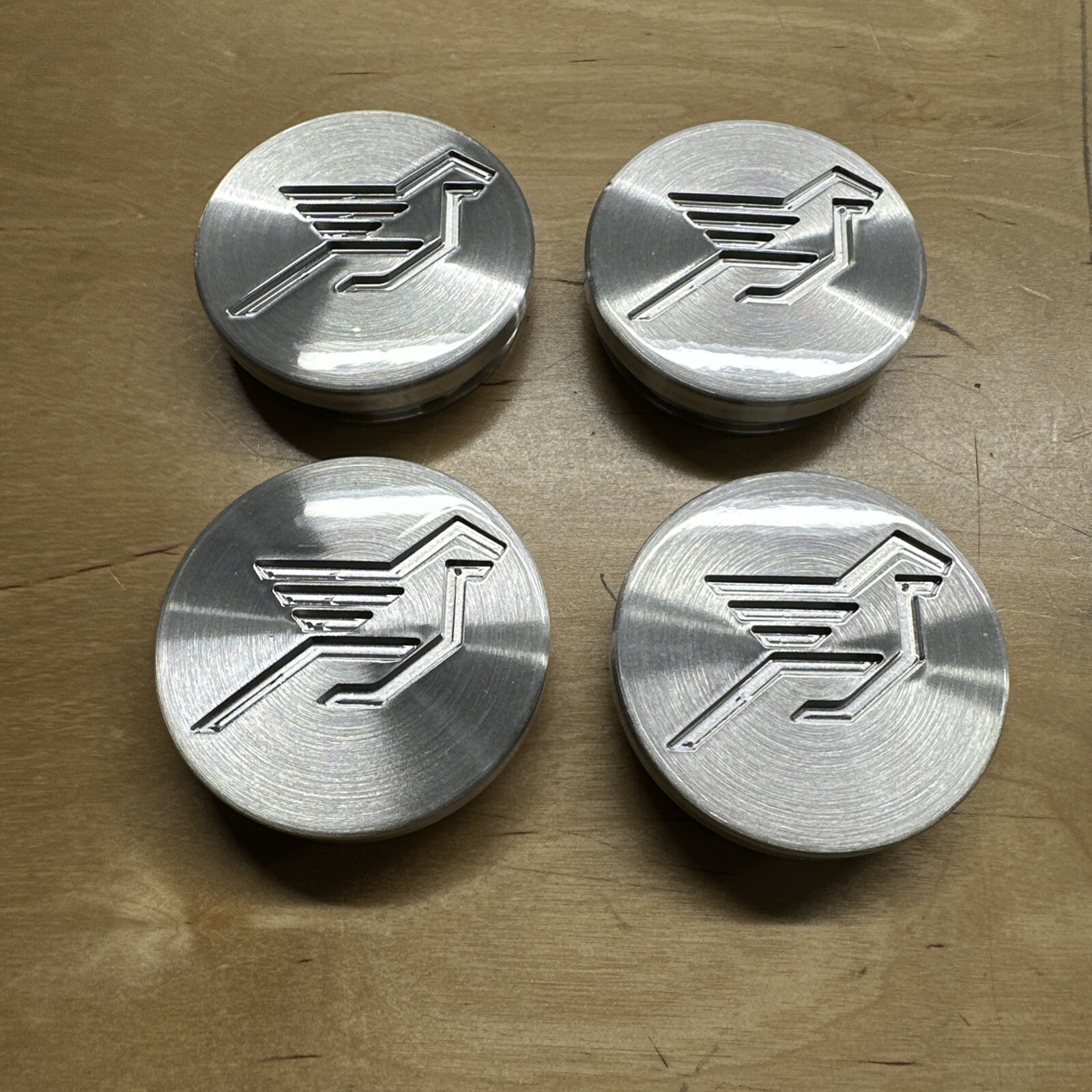 HAMANN Wheel Center Cap for HM2,PG2,PG3 Brushed /Clear 60-61 (O-Ring)set 4 Pcs