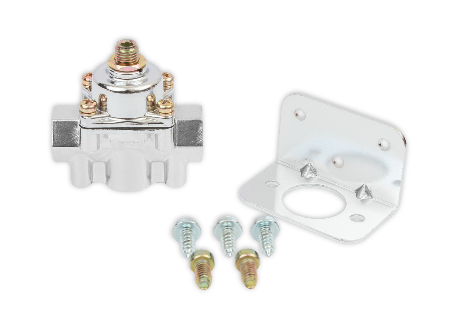 Holley 12-804 Chrome Carbureted Fuel Pressure Regulator