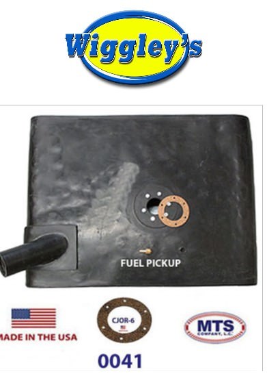 PLASTIC FUEL TANK MTS 0041 FITS 55-72 JEEP CJ5 AND CJ6 \
