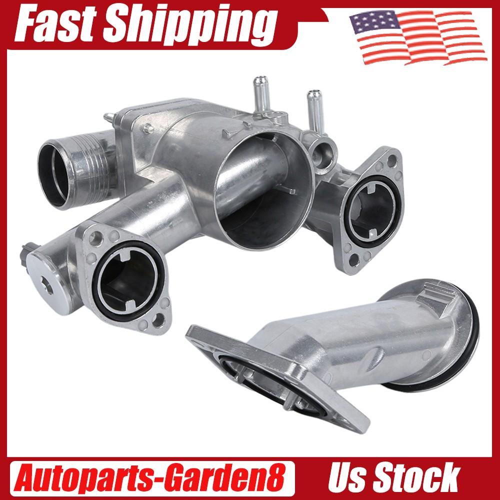 AJ89485 For Jaguar S-Type XJ8 XJR 4.2L 2003-2005 Aluminum Thermostat Housing New