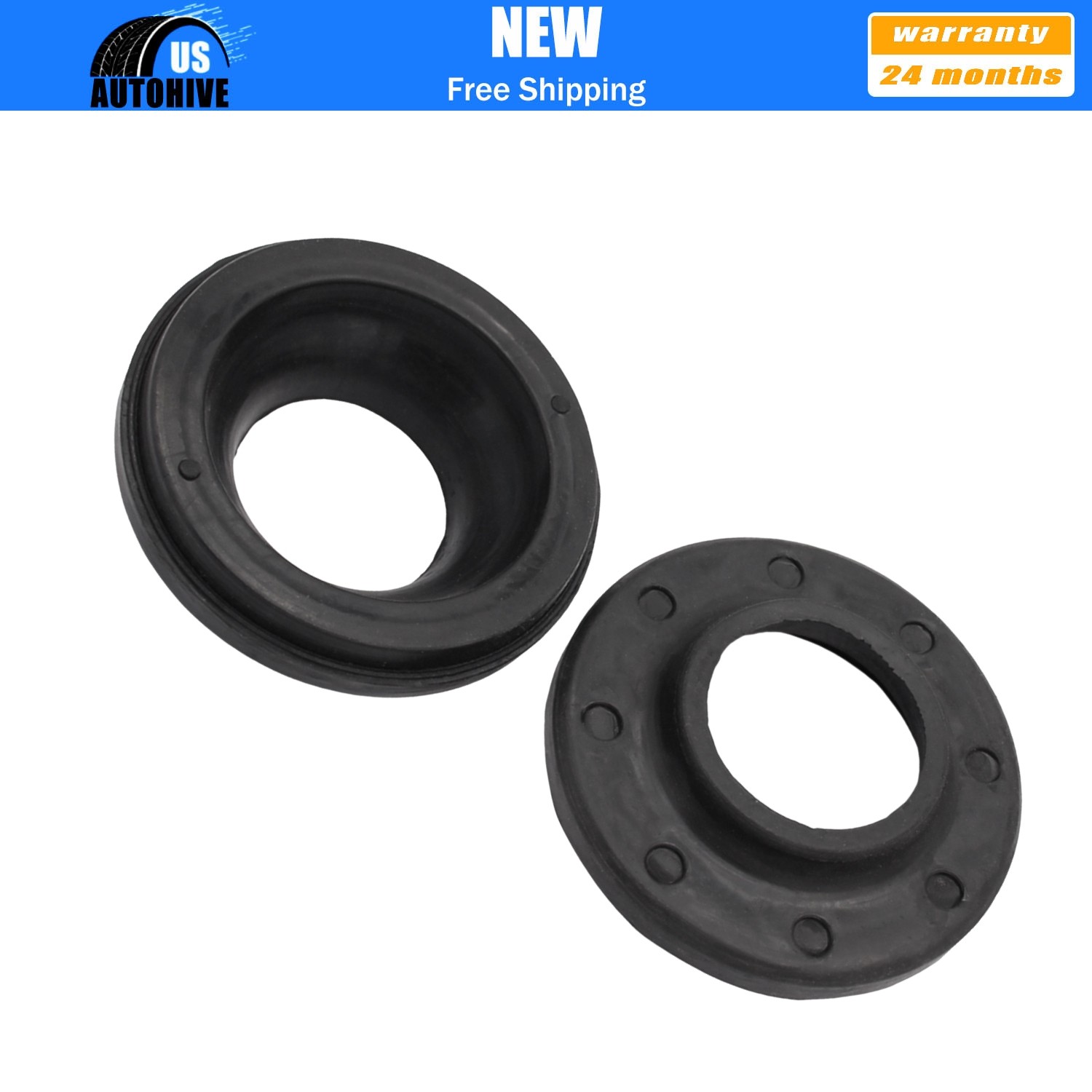 For Jeep Cherokee 1986-1998 52000229 Coil Spring Insulator Front Upper 2 Pieces