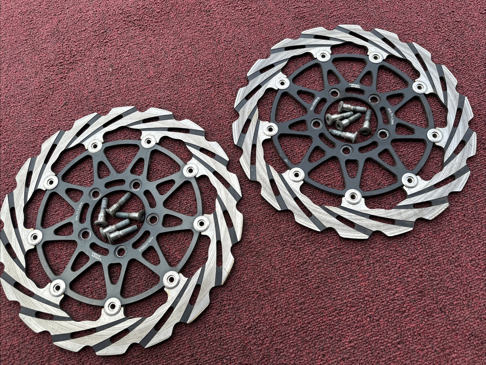 1997-2003 SRAD 600 GSXR 750 Yana Shiki Performance Floating Front Brake Rotors