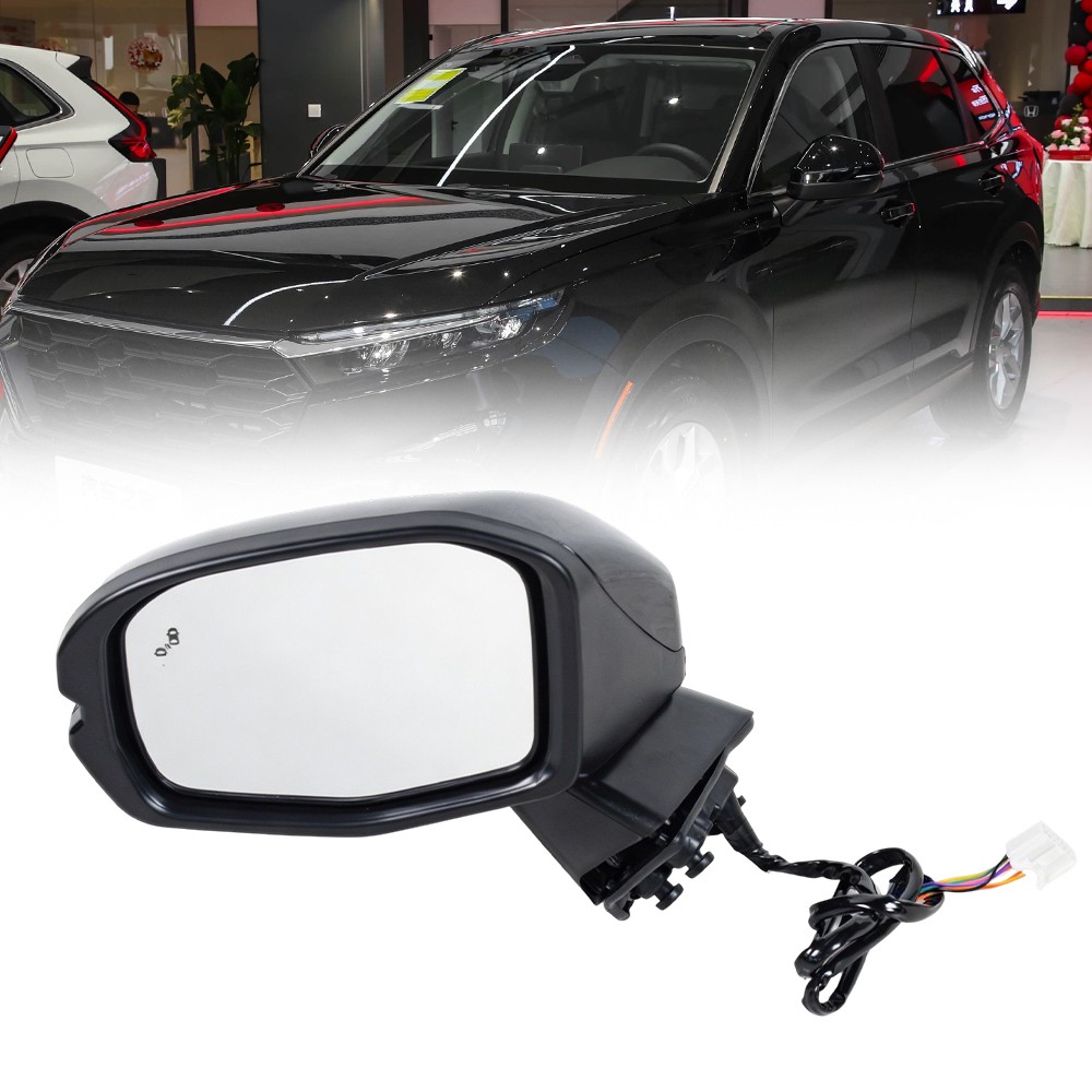 Driver Power Mirror w/ Heated Signal Blind Spot 8 Pins for Honda CR-V 2023-2025