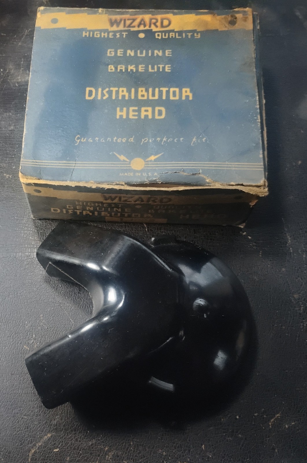 Vintage NOS Wizard Distributor Head, 42 Thru 48 Flathead Ford Vintage NOS Wizard Distributor Head, 42 Thru 48 Flathead Ford