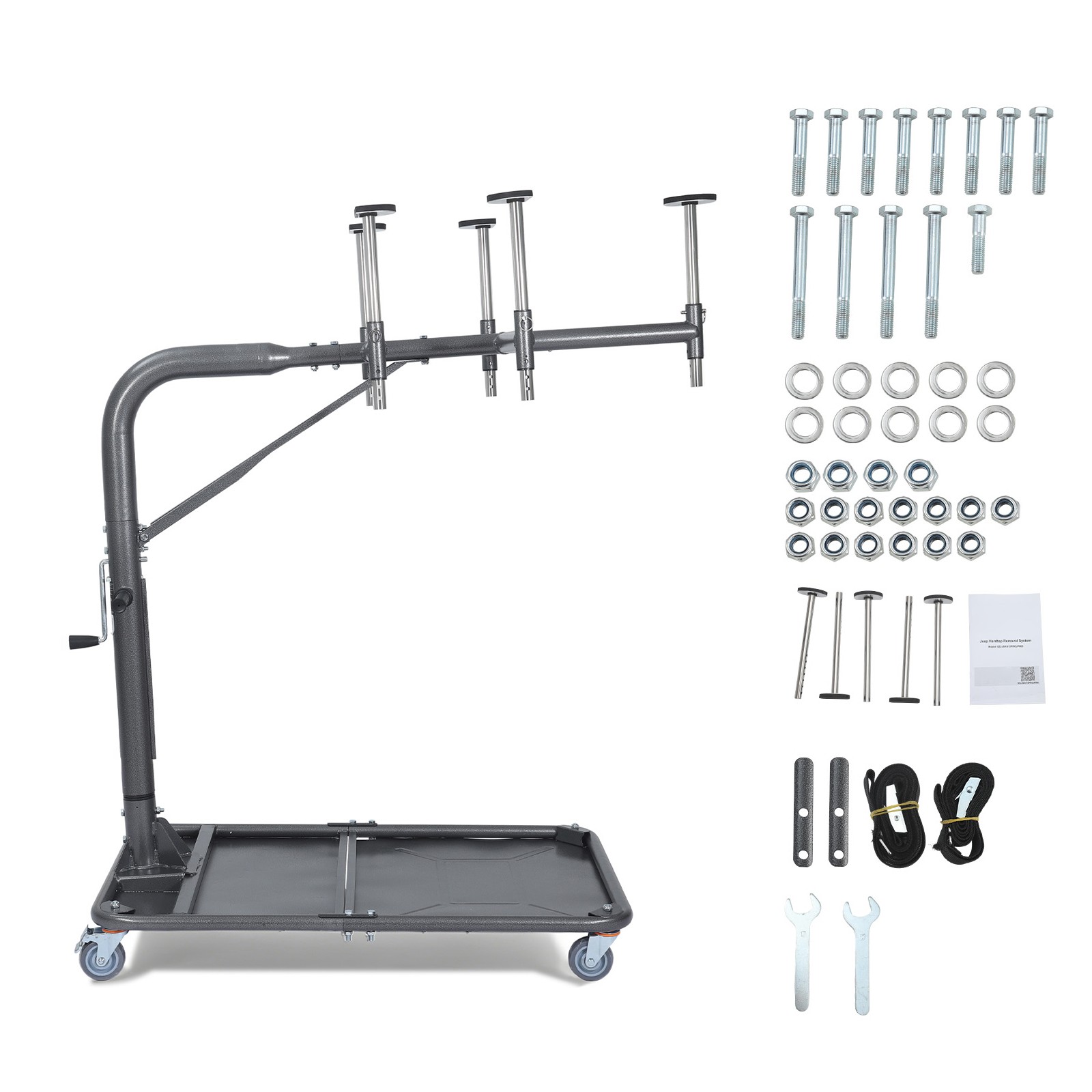 Uimoso Hardtop Hoist System for Jeep Wrangler Models YJ TJ JK