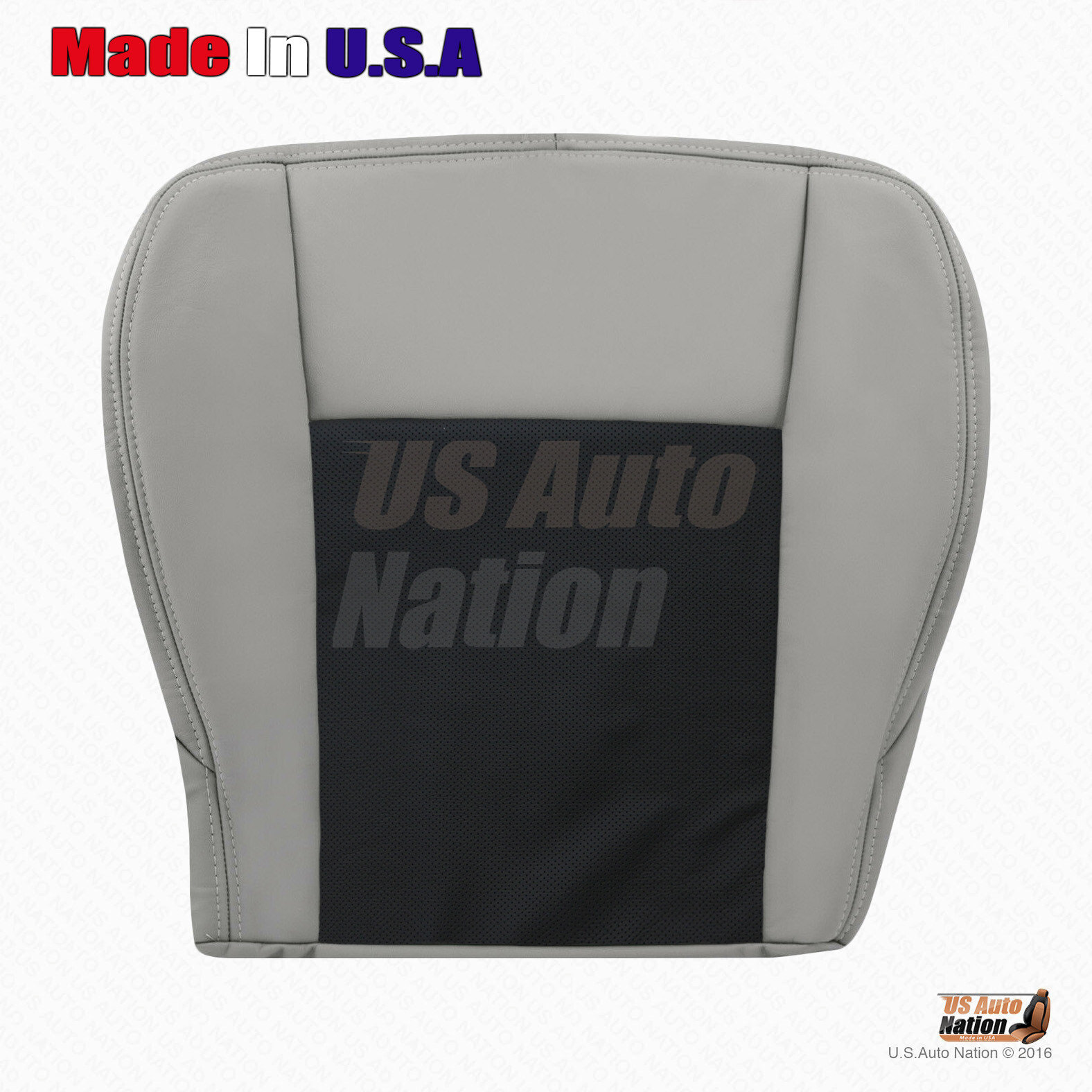 2004-2007 For Cadillac CTS Genuine Leather Perf. Driver Bottom Cover 2-Tone
