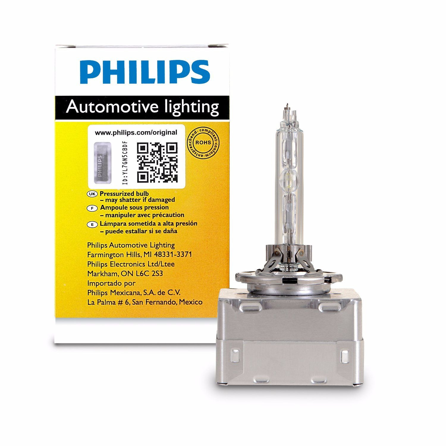 Authentic Philips D1S HID Xenon White Bright Light Upgrade BMW Audi Light Bulb