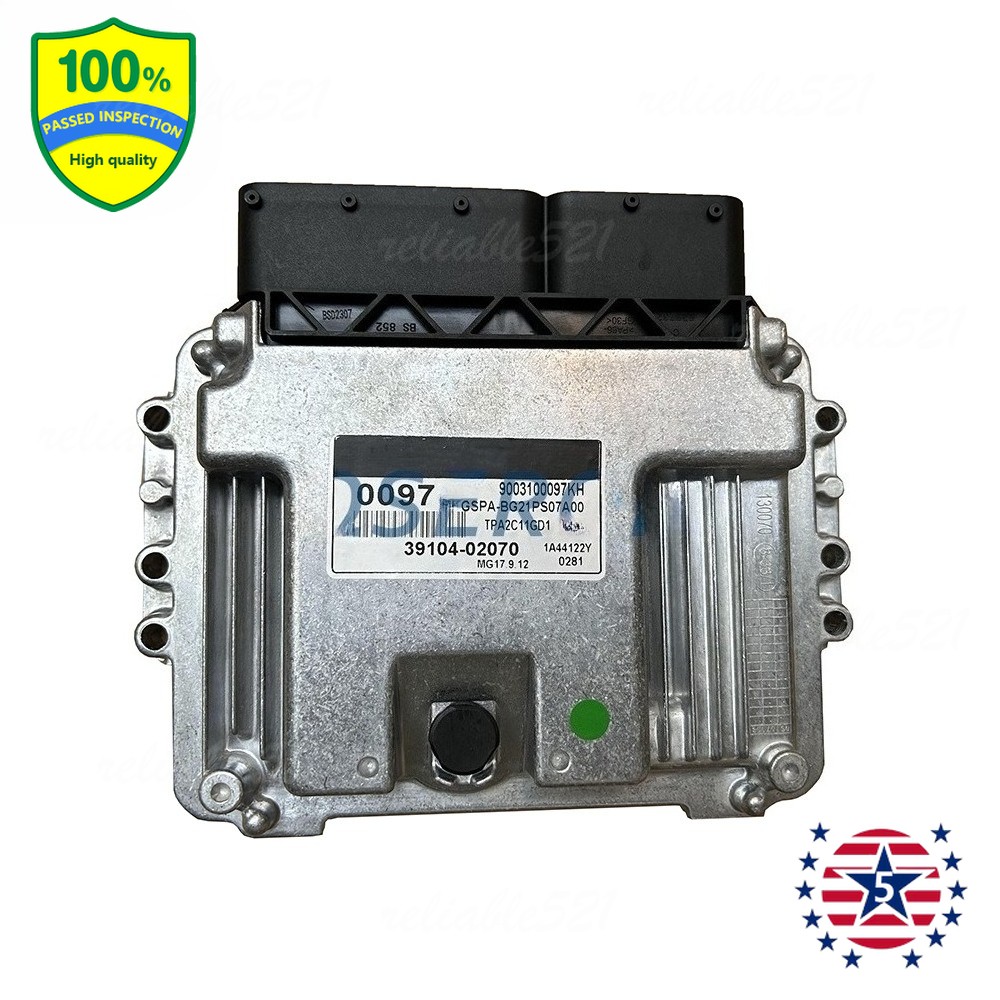 for Hyundai MG 17.9.12 39104-02070 car engine computer board ecu control unit