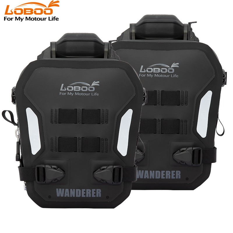 LOBOO Wanderer 6L Inflatable Motorcycle Crash Bar Bags (2 pieces)
