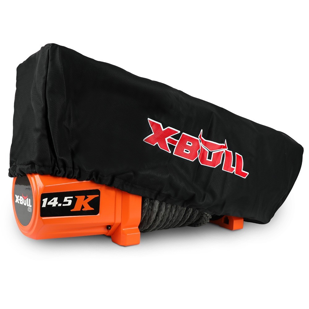 X-BULL Waterproof Winch Cover  Dust Neoprene Fit 9500-14500LBS Winch Standard