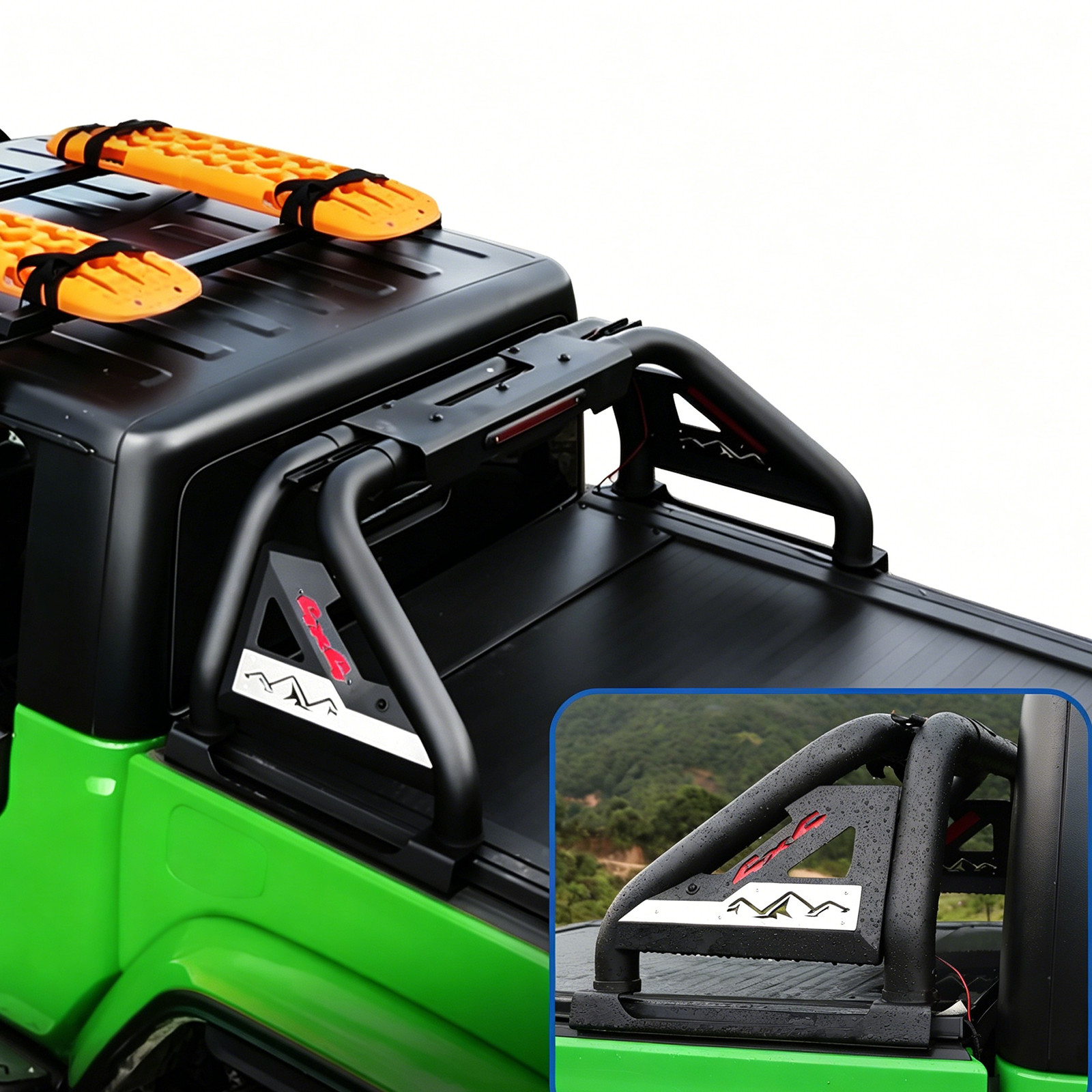 Adjustable 4x4 Sport Roll Bar Chase Rack For Colorado Tacoma Ranger Jeep Canyon