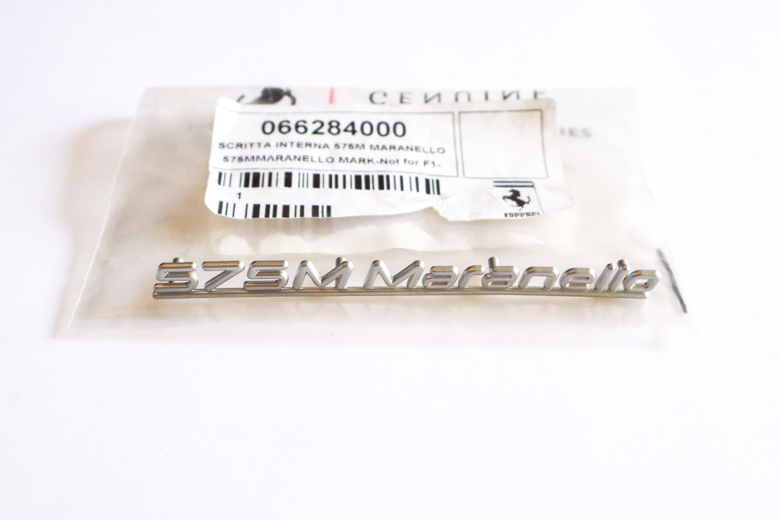 Ferrari 575M Maranello Genuine Emblem - 66284000