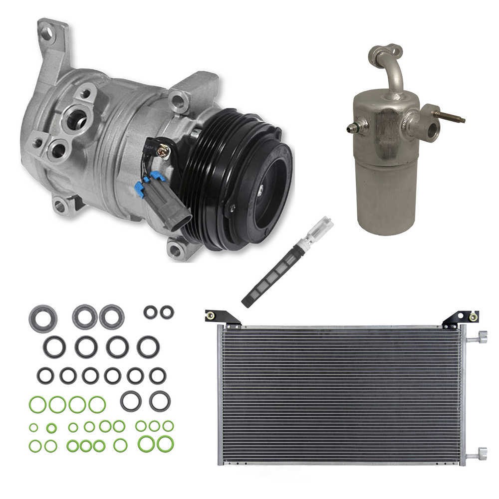 A/C Compressor and Condenser Kit-Compressor Kit New with Condenser Global