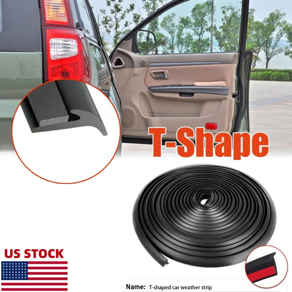 5M Universal T-Shape Car Weather Stripping Rubber Windshield Sunroof Seal Strip 5M Universal T-Shape Car Weather Stripping Rubber Windshield Sunroof Seal Strip