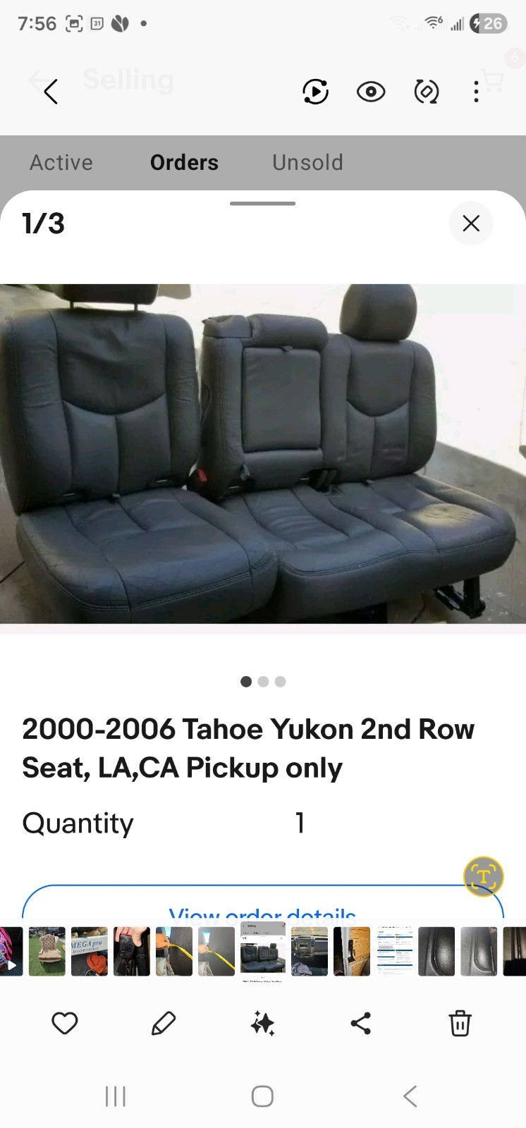 00-06 CHEVROLET TAHOE GMC YUKON COMPLETE REAR SECOND 2ND ROW SEAT BENCH 062316 00-06 CHEVROLET TAHOE GMC YUKON COMPLETE REAR SECOND 2ND ROW SEAT BENCH 062316