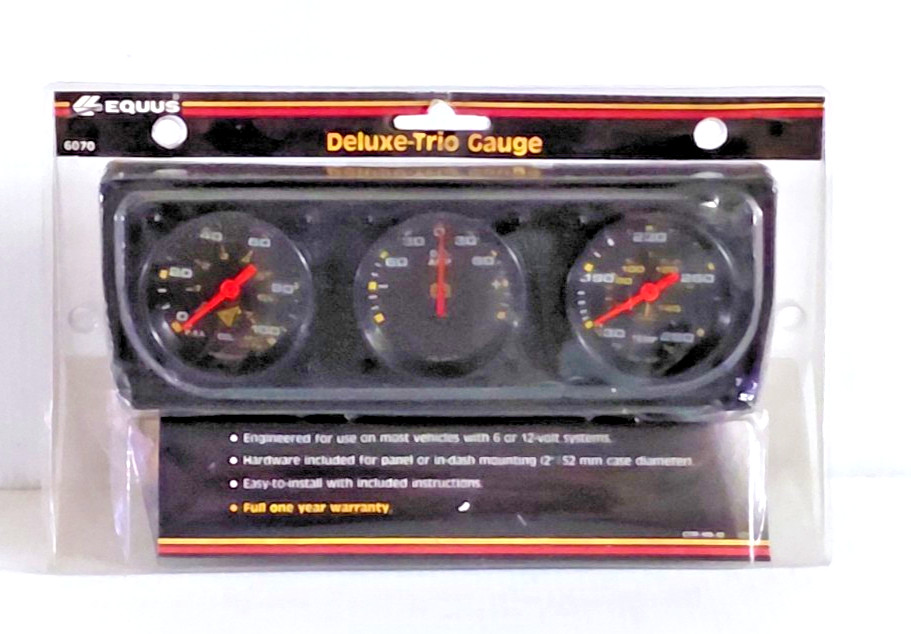Equus Mechanical Triple Gauge 6070 Equus Mechanical Triple Gauge 6070