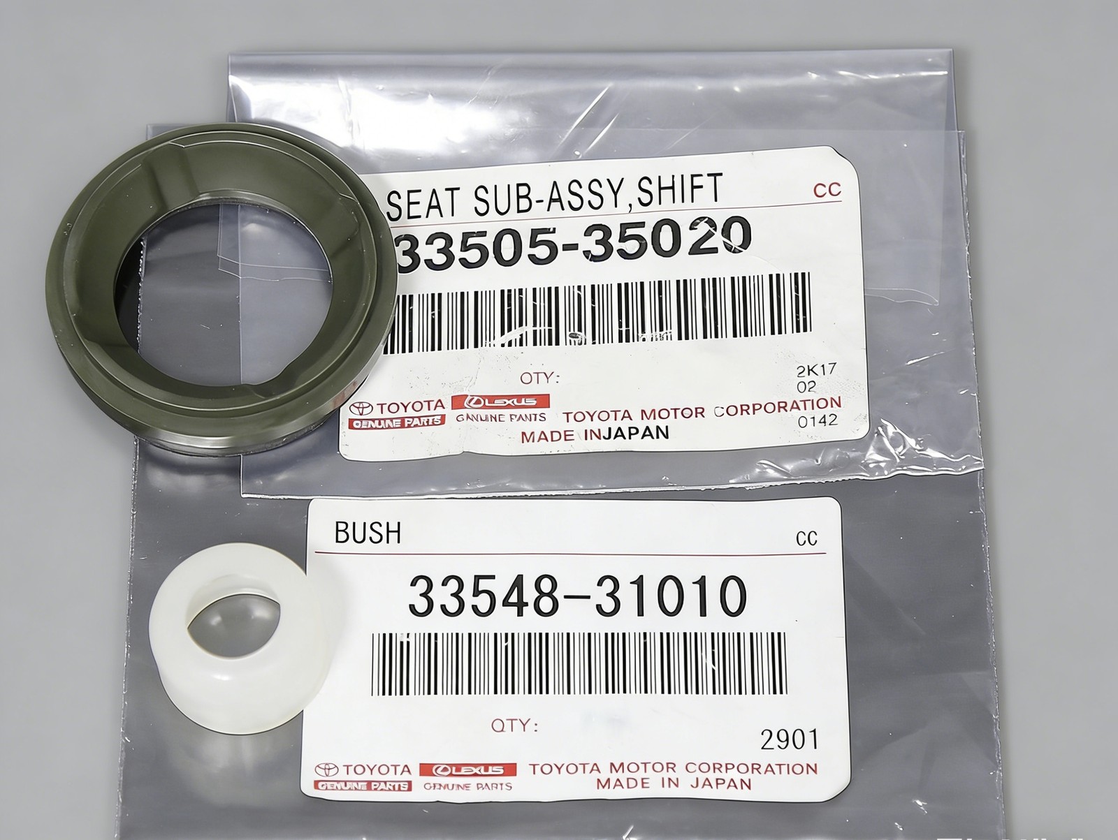 GENUINE Toyota OEM Manual Shifter Bushing Rebuild KIT 33548-31010 / 33505-35020