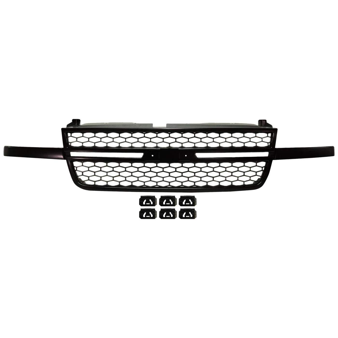 Grille Assembly Textured For 2003-2007 Chevrolet Silverado 1500 SS GM1200586