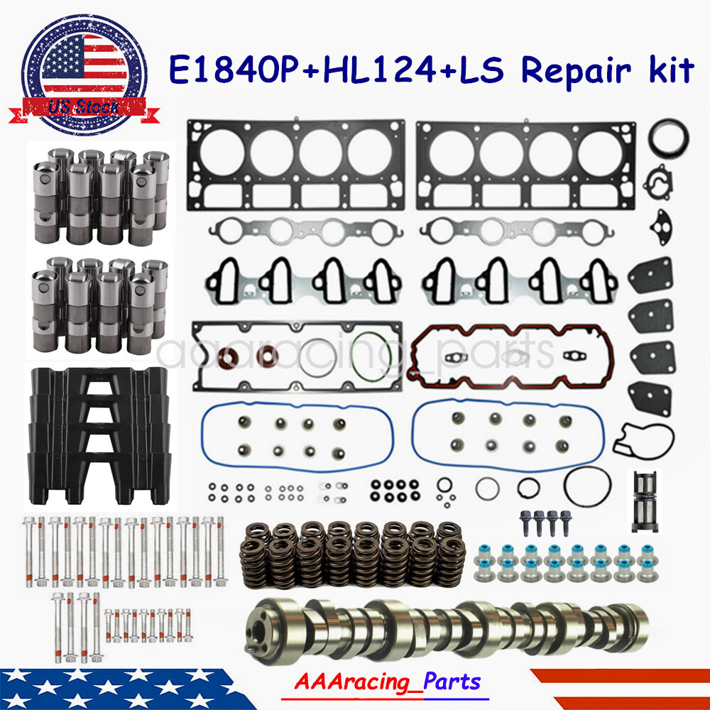 E1840P Sloppy Stage 2 Cam Lifters Head Gasket Kit for Chevy GMC LS 5.3 5.7 .585\