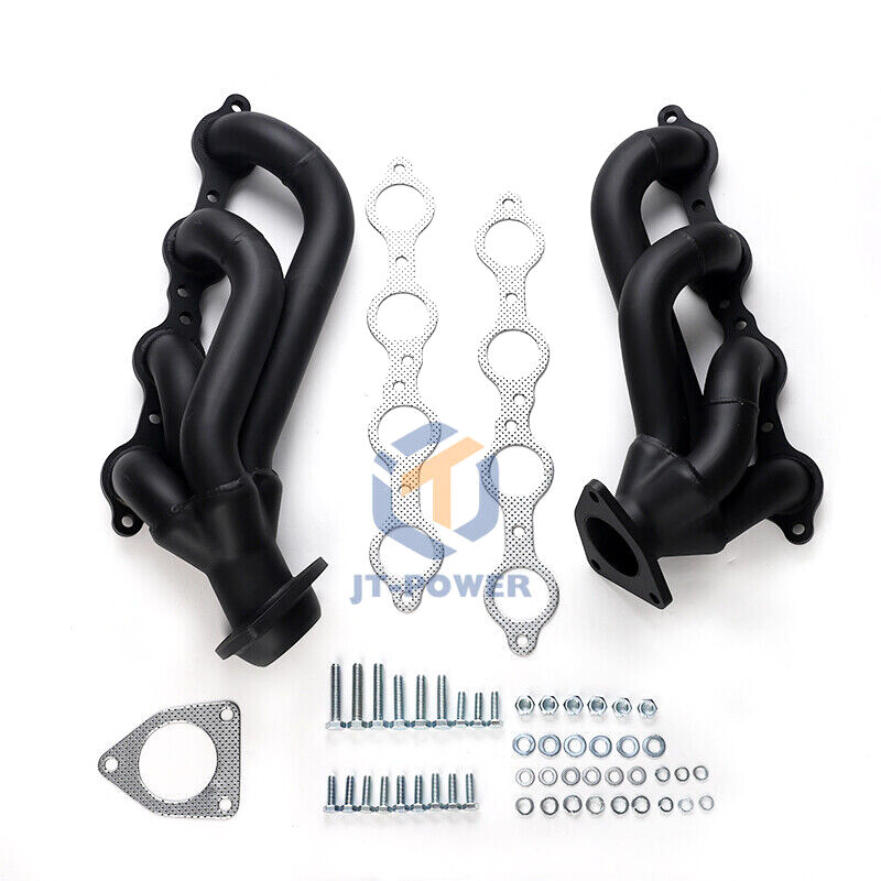 LS SWAP Shorty Headers For 03-13 Chevy/GMC Silverado/Tahoe/Yukon V8 Ceramic Coat