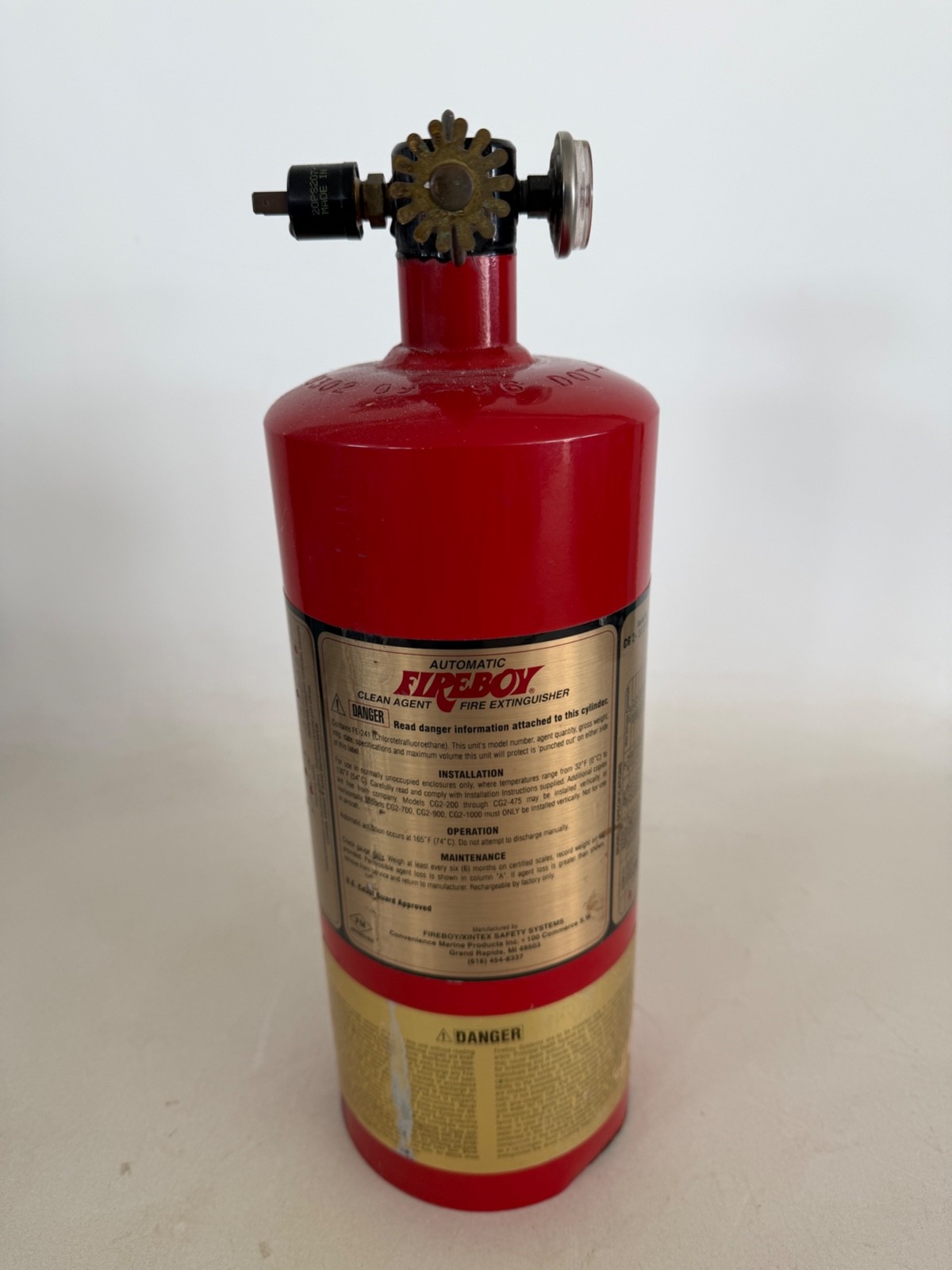Fireboy Boat Fire Extinguisher , CG2-265  , engine room ,fishing ,Yacht , 265CF