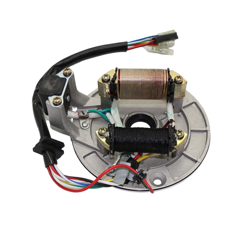 Ignition Stator Magneto Plate 50 70 90 110 125 cc Dirt Pit Bike ATV SSR Coolster Ignition Stator Magneto Plate 50 70 90 110 125 cc Dirt Pit Bike ATV SSR Coolster