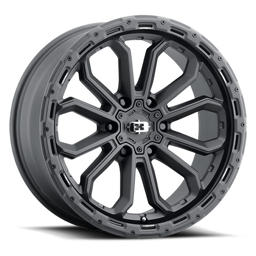 Vision Off-Road Wheels 405 17x8 +30 Satin Black 5x110 (QTY 1) 405-7810SB30