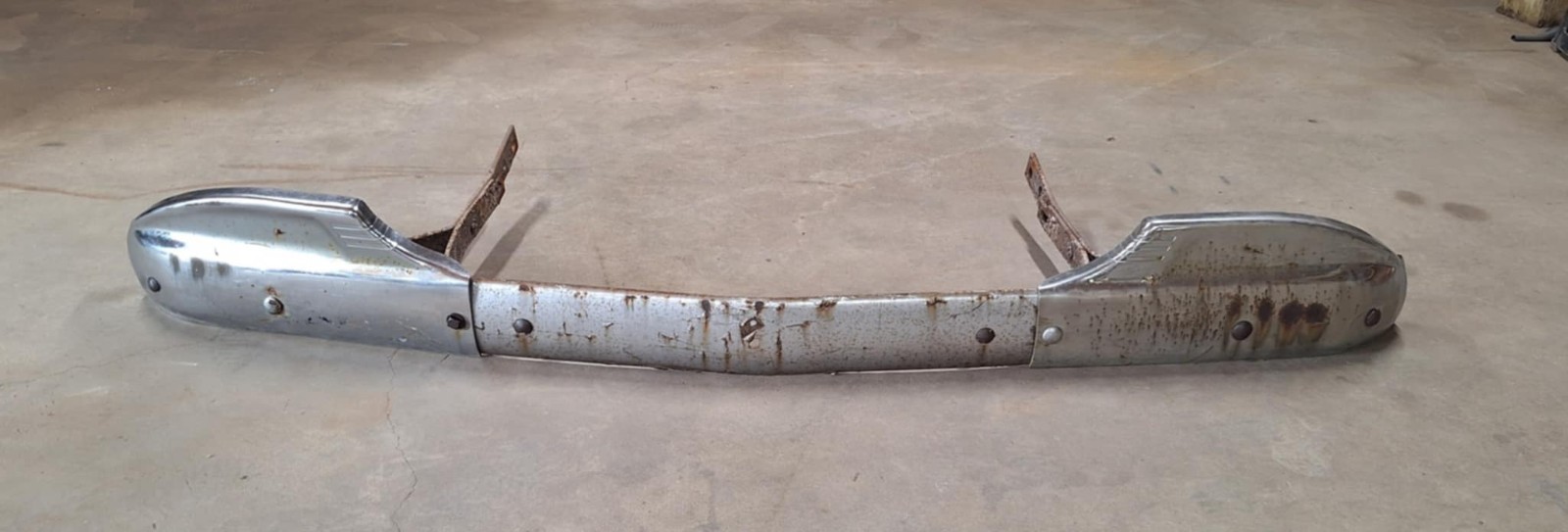 1941 Plymouth Front Bumper w/ Brackets 1941 Plymouth Front Bumper w/ Brackets