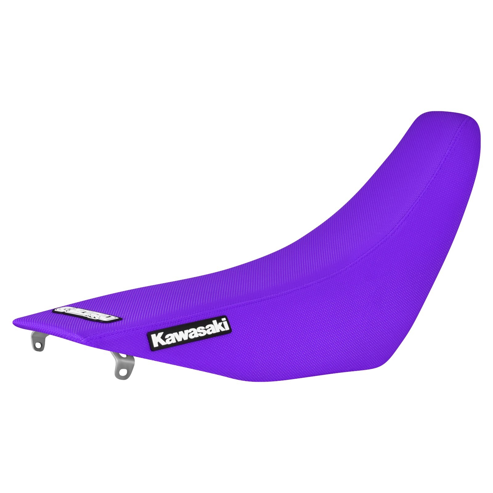 1994-1998 Kawasaki KX125/250 gripper seat cover  all PURPLE standard #78 LOGO